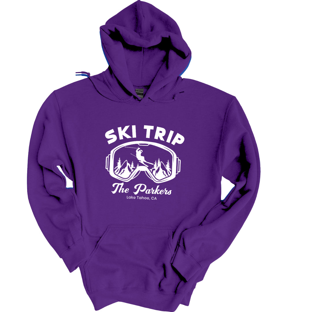 Personalize Family Ski Hoodies