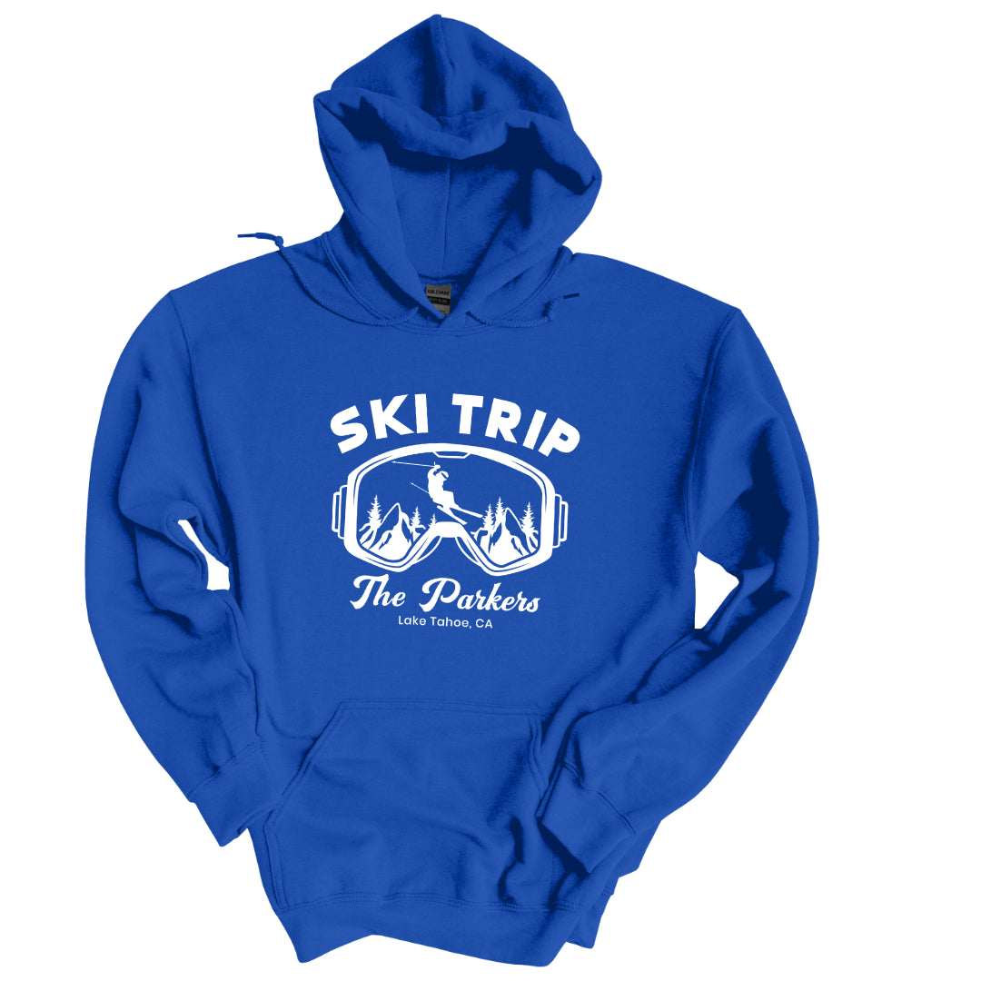 Personalize Family Ski Hoodies